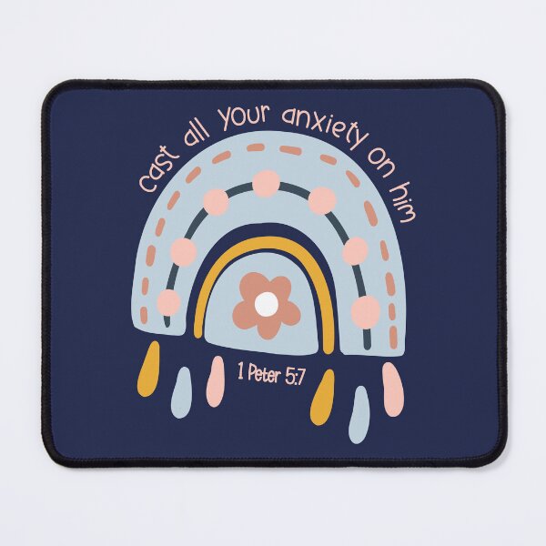 Item preview, 1 Peter 5:7 - Boho Rainbow designed and sold by amazingjoy.