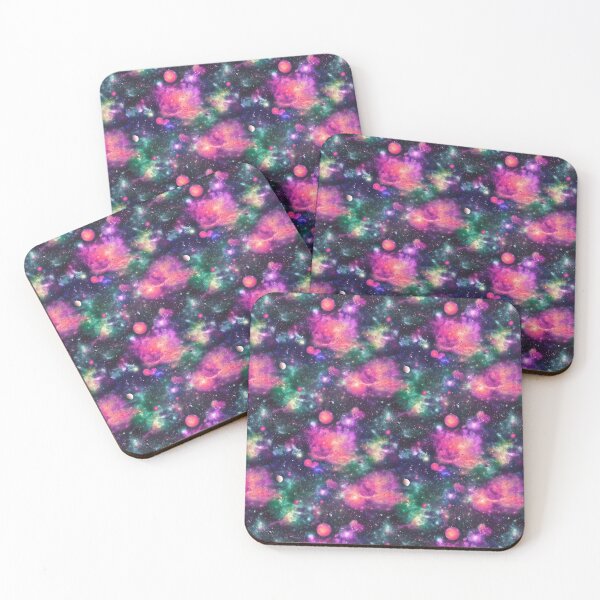 Item preview, Universe pattern pink designed and sold by Alessandro Remo Mazzoni Remotextiles.