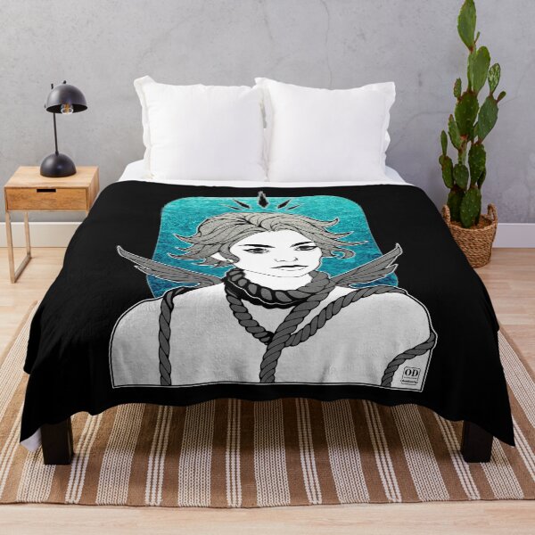 Item preview, Anime Non Binary Angel with Wings  designed and sold by ObsidianDaz.