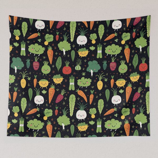 Item preview, eat your veggies pattern designed and sold by ptMaker.