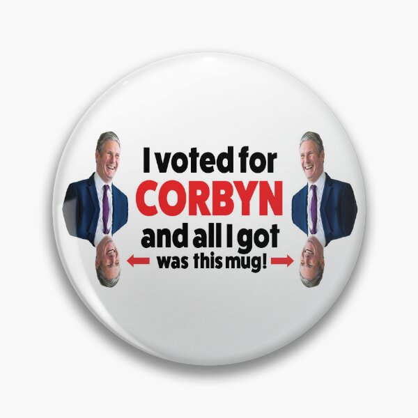 Item preview, "I voted for Corbyn" - political satire designed and sold by Totalthrive.