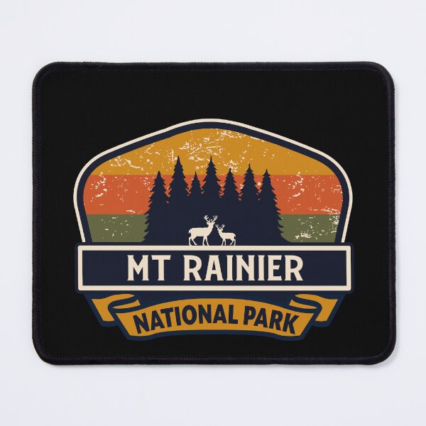 Item preview, Mt rainier National Park-Vintage designed and sold by Nature-spirit.
