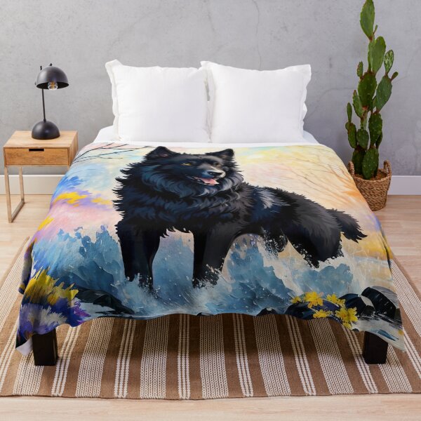 Item preview, Black dog run on the river designed and sold by operossa.