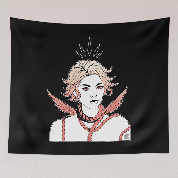 Item preview, Anime Non Binary Angel with Wings  designed and sold by ObsidianDaz.