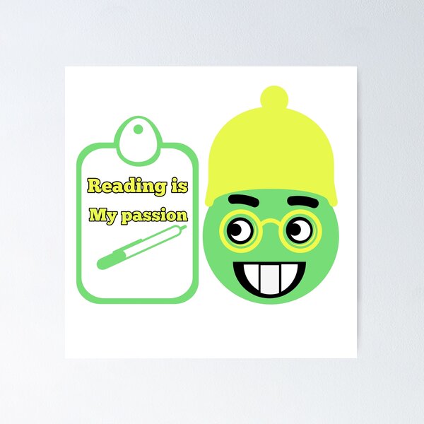 Item preview, Reading is My passion designed and sold by Nunaprettyshop.