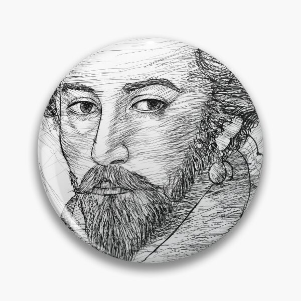 Item preview, WALTER RALEIGH ink portrait designed and sold by lautir.