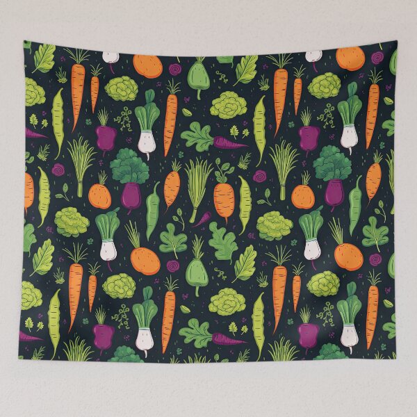 Item preview, eat your veggies pattern designed and sold by ptMaker.