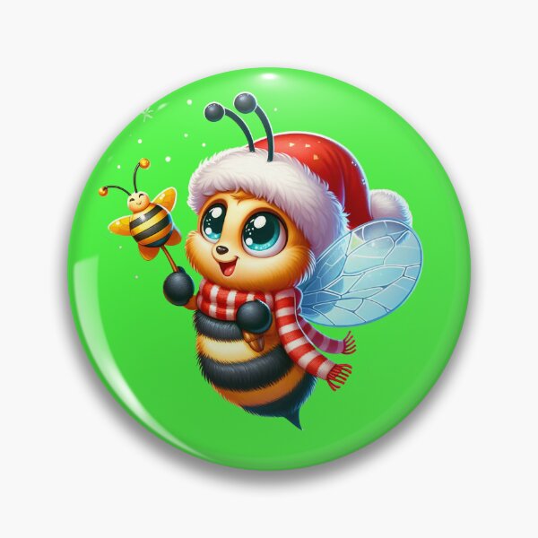 Item preview,  Adorable Little Christmas Bee designed and sold by DigiDreamyArt.