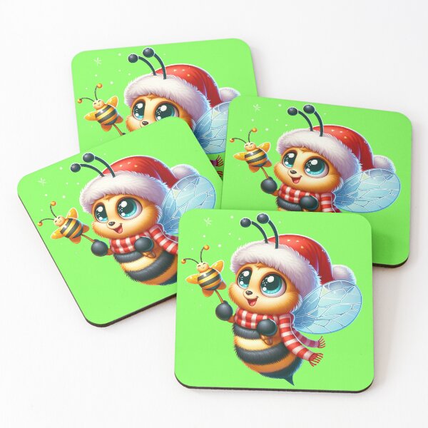 Item preview,  Adorable Little Christmas Bee designed and sold by DigiDreamyArt.