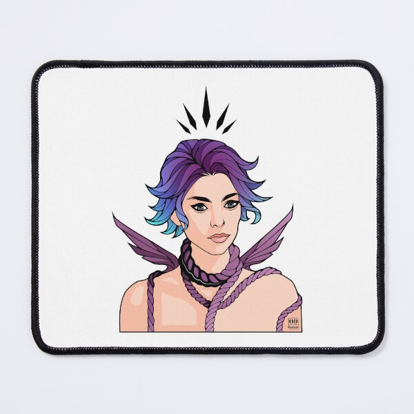 Item preview, Anime Non Binary Angel with Wings designed and sold by ObsidianDaz.