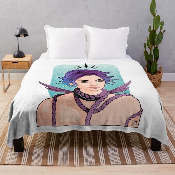 Item preview, Anime Non Binary Angel with Wings  designed and sold by ObsidianDaz.