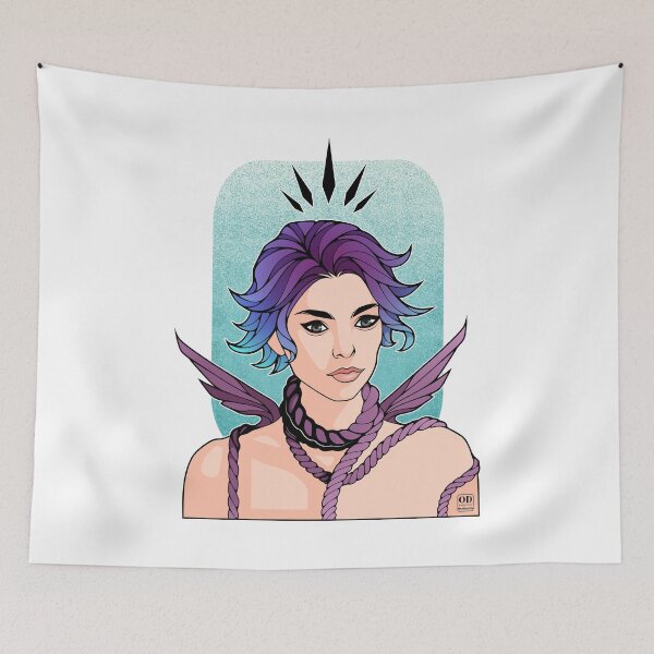 Item preview, Anime Non Binary Angel with Wings  designed and sold by ObsidianDaz.