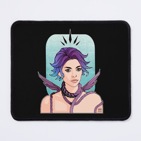 Item preview, Anime Non Binary Angel with Wings designed and sold by ObsidianDaz.