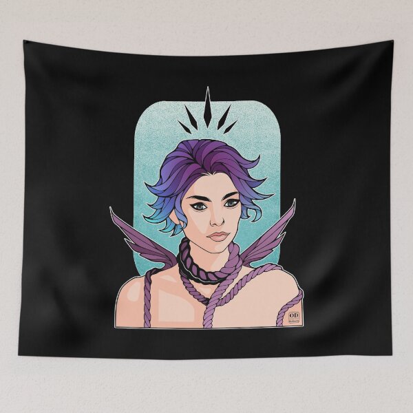 Item preview, Anime Non Binary Angel with Wings  designed and sold by ObsidianDaz.