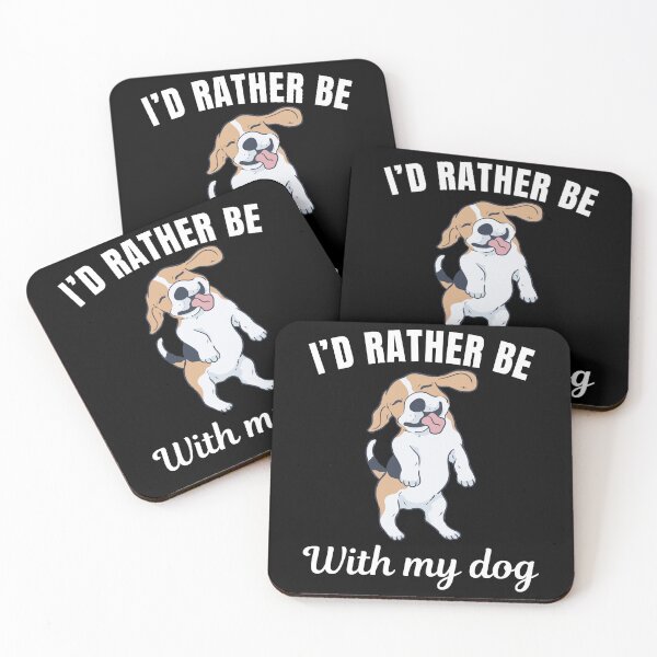 Item preview, I'd rather be with my dog, funny Beagle breed owners or lovers saying  designed and sold by NBSStore.