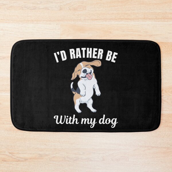 Item preview, I'd rather be with my dog, funny Beagle breed owners or lovers saying  designed and sold by NBSStore.