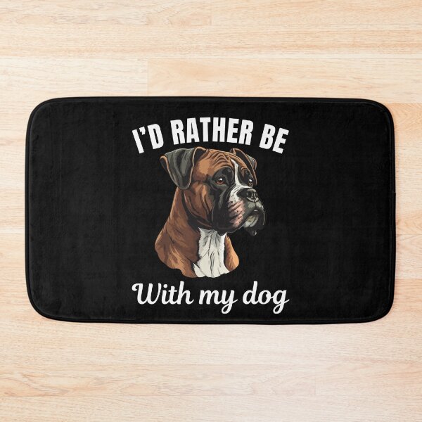 Item preview, I'd rather be with my dog, funny Boxer breed owners or lovers saying designed and sold by NBSStore.