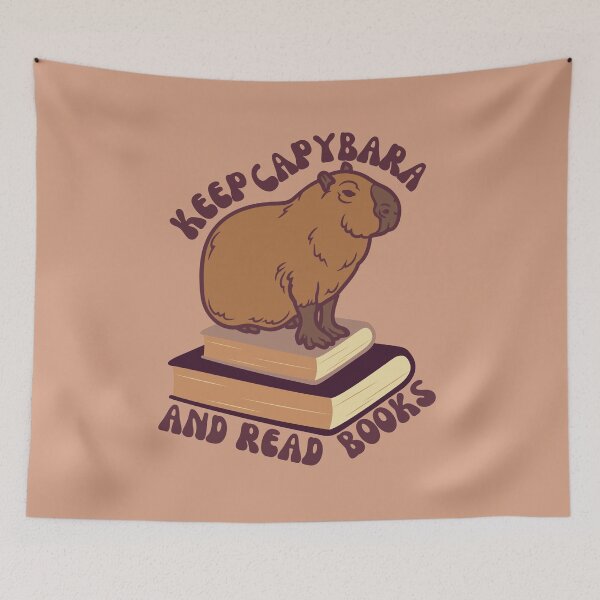 Item preview, Keep Capybara And Read Books designed and sold by Megurix.