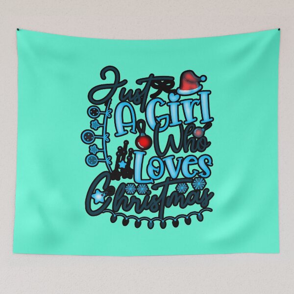 Item preview, Just A Girl Who Loves Christmas #5 designed and sold by creativerooney.
