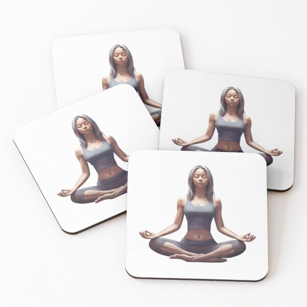 Item preview, Yoga Bliss Sculpture: Embrace Serenity and Inner Strength with our Yoga Practitioner Design designed and sold by HarmonyGuitars.
