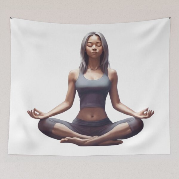 Item preview, Yoga Bliss Sculpture: Embrace Serenity and Inner Strength with our Yoga Practitioner Design designed and sold by HarmonyGuitars.