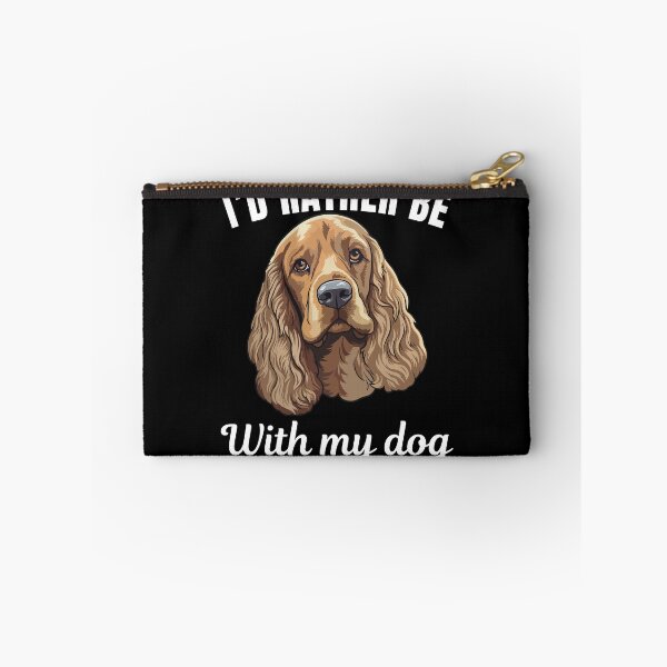 Item preview, I'd rather be with my dog, funny Cocker Spaniel breed owners or lovers saying  designed and sold by NBSStore.