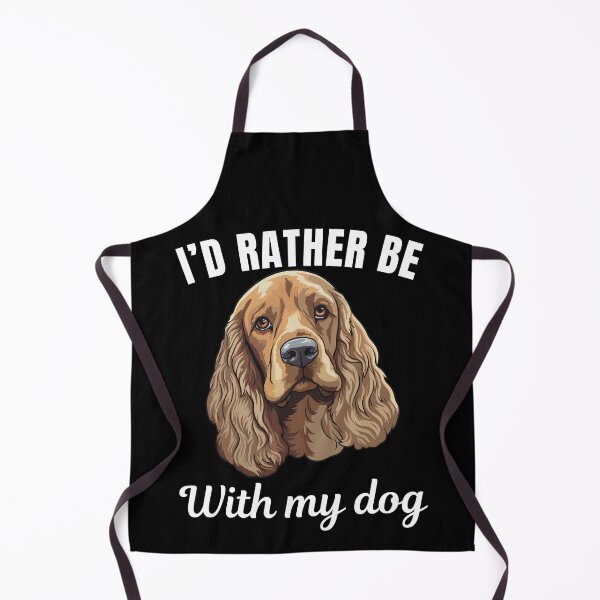 Item preview, I'd rather be with my dog, funny Cocker Spaniel breed owners or lovers saying  designed and sold by NBSStore.
