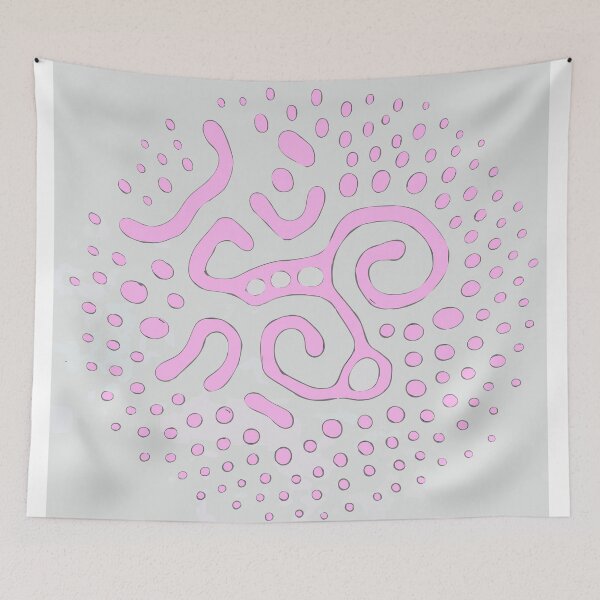 Item preview, Pink microbes  designed and sold by SoniaBharati.