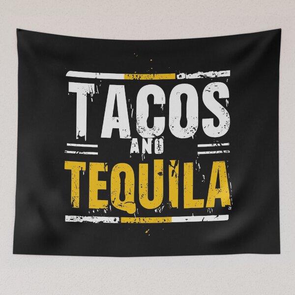 Artikelvorschau, Tacos und Tequila entworfen und verkauft von Sketch-Shack.