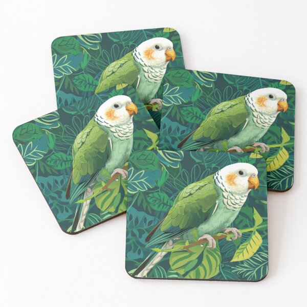 Item preview, quaker parrot chubby pattern designed and sold by ptMaker.
