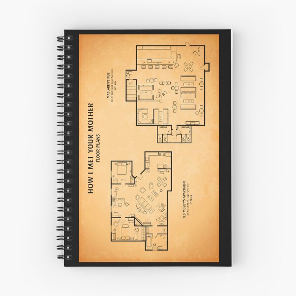 Item preview, How I Met Your Mother Floor - (Aged Parchment) designed and sold by BGALAXY.