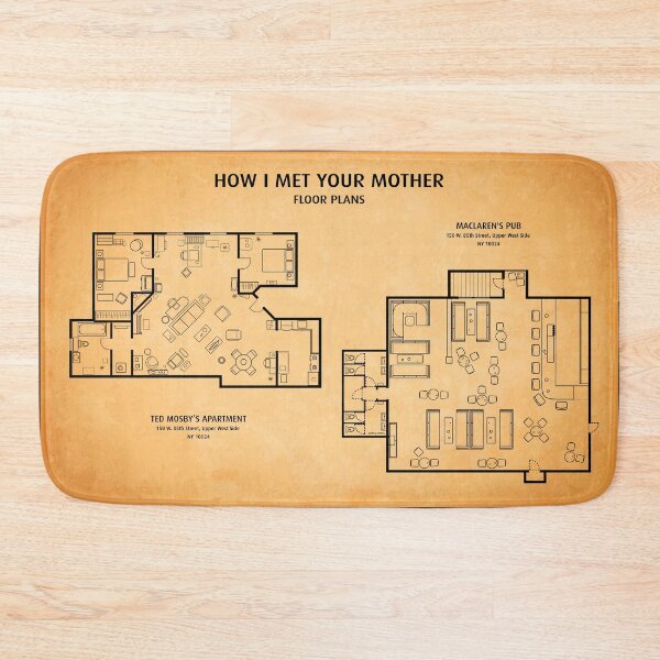 Item preview, How I Met Your Mother Floor - (Aged Parchment) designed and sold by BGALAXY.