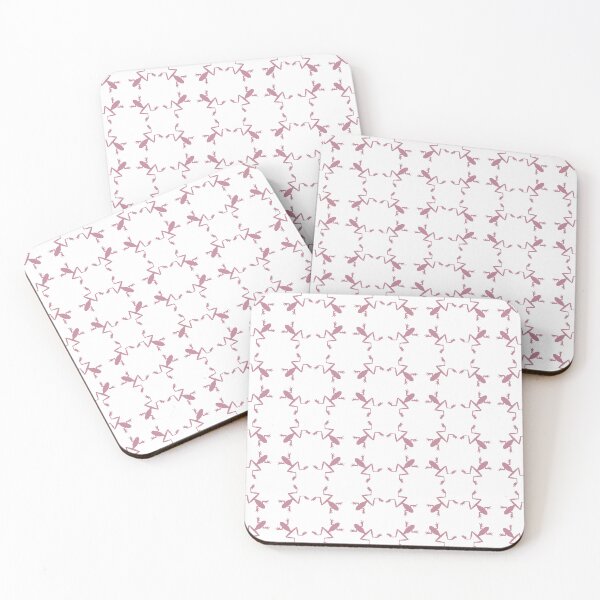 Item preview, Frogs modern pattern in puce purple designed and sold by Coastal Garden Design Studio.