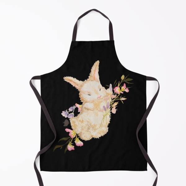 Item preview, rabbit and camellia flowers designed and sold by LionessLove.