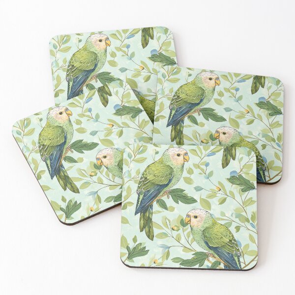 Item preview, quaker parrot chubby pattern designed and sold by ptMaker.