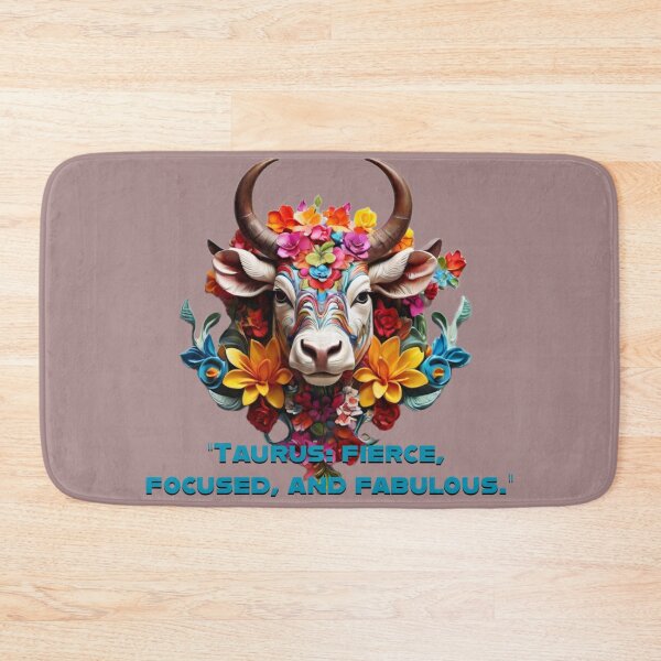 Item preview, “Taurus: fierce, focused, and fabulous.” designed and sold by La Loca.
