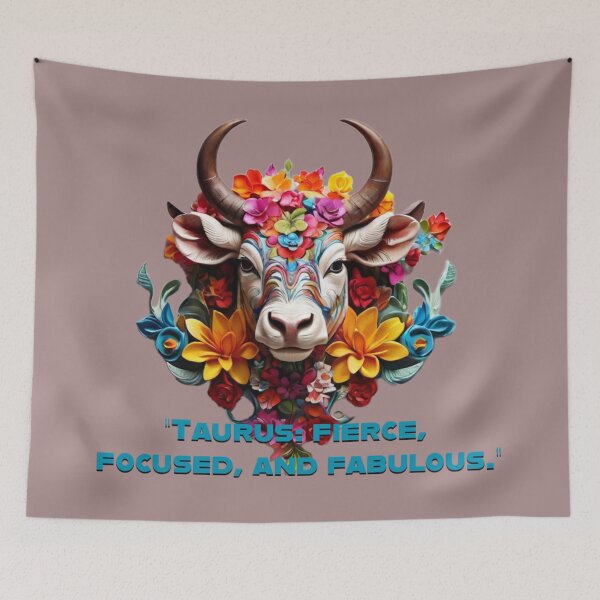 Item preview, “Taurus: fierce, focused, and fabulous.” designed and sold by La Loca.