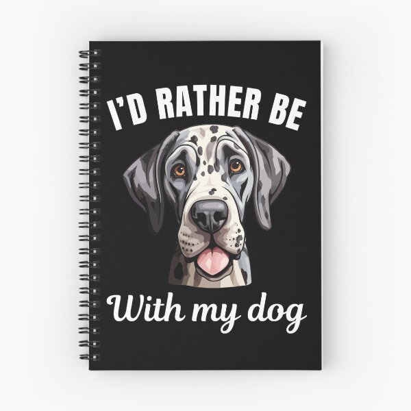 Item preview, I'd rather be with my dog, funny Great Dane breed owners or lovers saying  designed and sold by NBSStore.