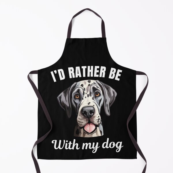 Item preview, I'd rather be with my dog, funny Great Dane breed owners or lovers saying  designed and sold by NBSStore.