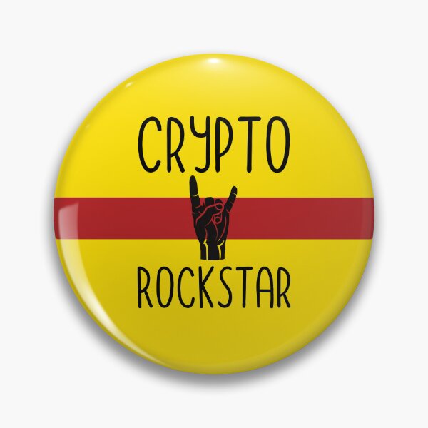 Aperçu de l'œuvre Art imprimé : Crypto Rockstar. créée et vendue par GiveMeMood.