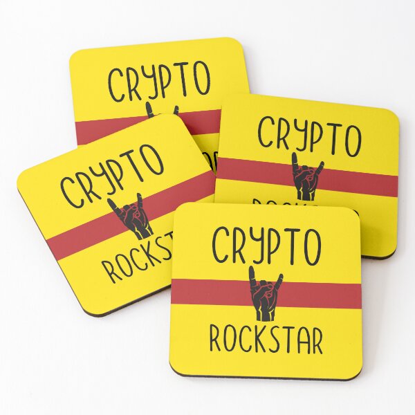 Item preview, Print Art: Crypto Rockstar. designed and sold by GiveMeMood.