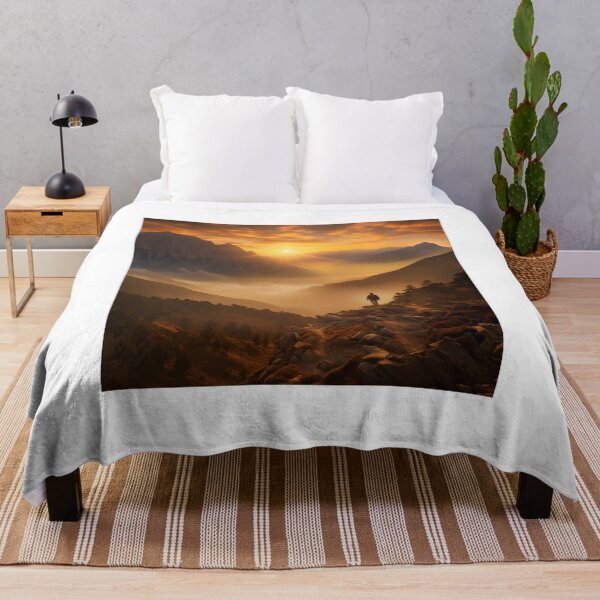 Item preview, Nature's Beauty: An Autumn Sunset in the Misty Mountains designed and sold by Shirtastically.