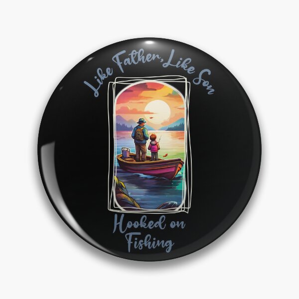 Item preview, Like father, like son fishing edition t-shirt designed and sold by THISisIT-eshop.