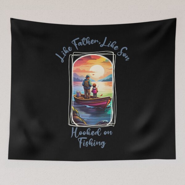 Item preview, Like father, like son fishing edition t-shirt designed and sold by THISisIT-eshop.