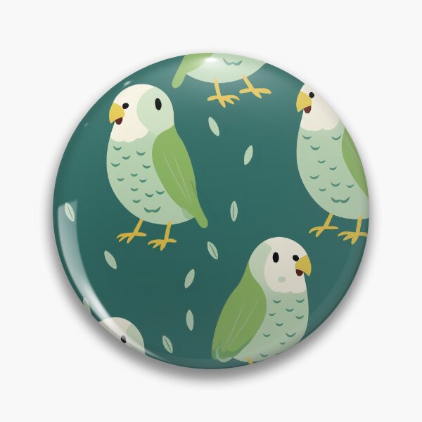 Item preview, quaker parrot chubby pattern designed and sold by ptMaker.