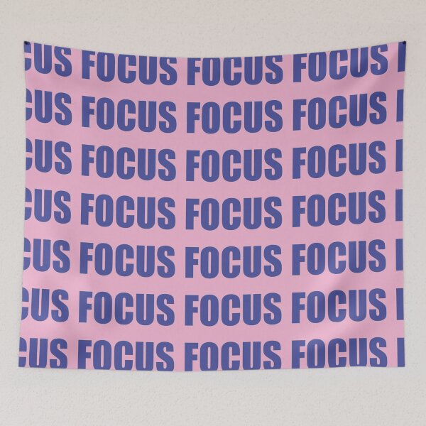 Item preview, aesthetic "FOCUS" pattern designed and sold by eskiastudio.