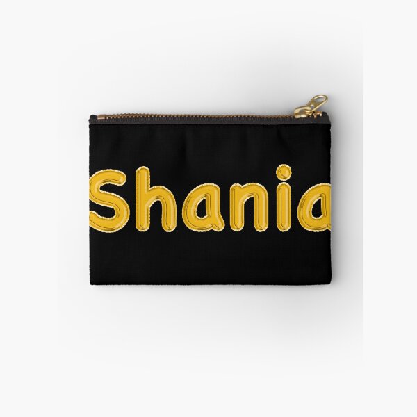 Item preview, Golden Balloon Shania Name Label (Black) designed and sold by NormadWorld.