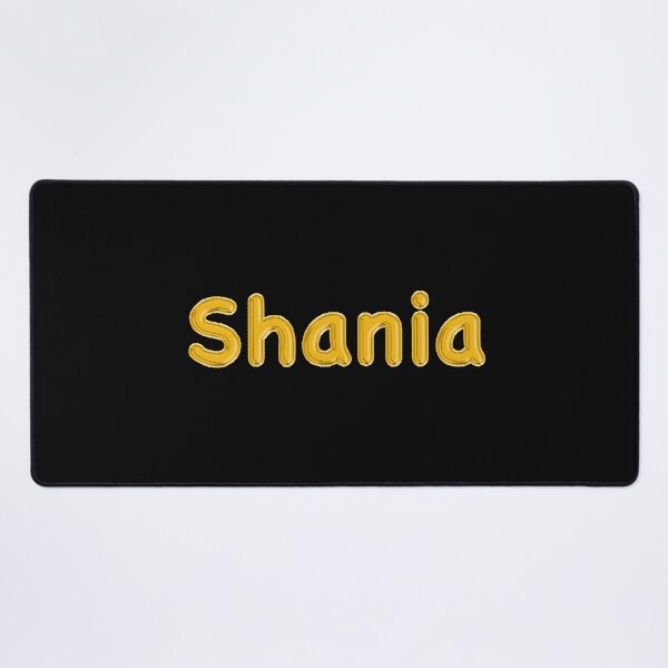 Item preview, Golden Balloon Shania Name Label (Black) designed and sold by NormadWorld.
