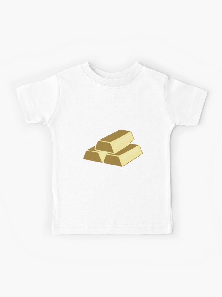Gold Bars Kids T-Shirt for Sale by Reethes | Redbubble