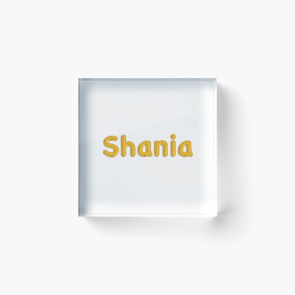 Item preview, Golden Balloon Shania Name Label designed and sold by NormadWorld.